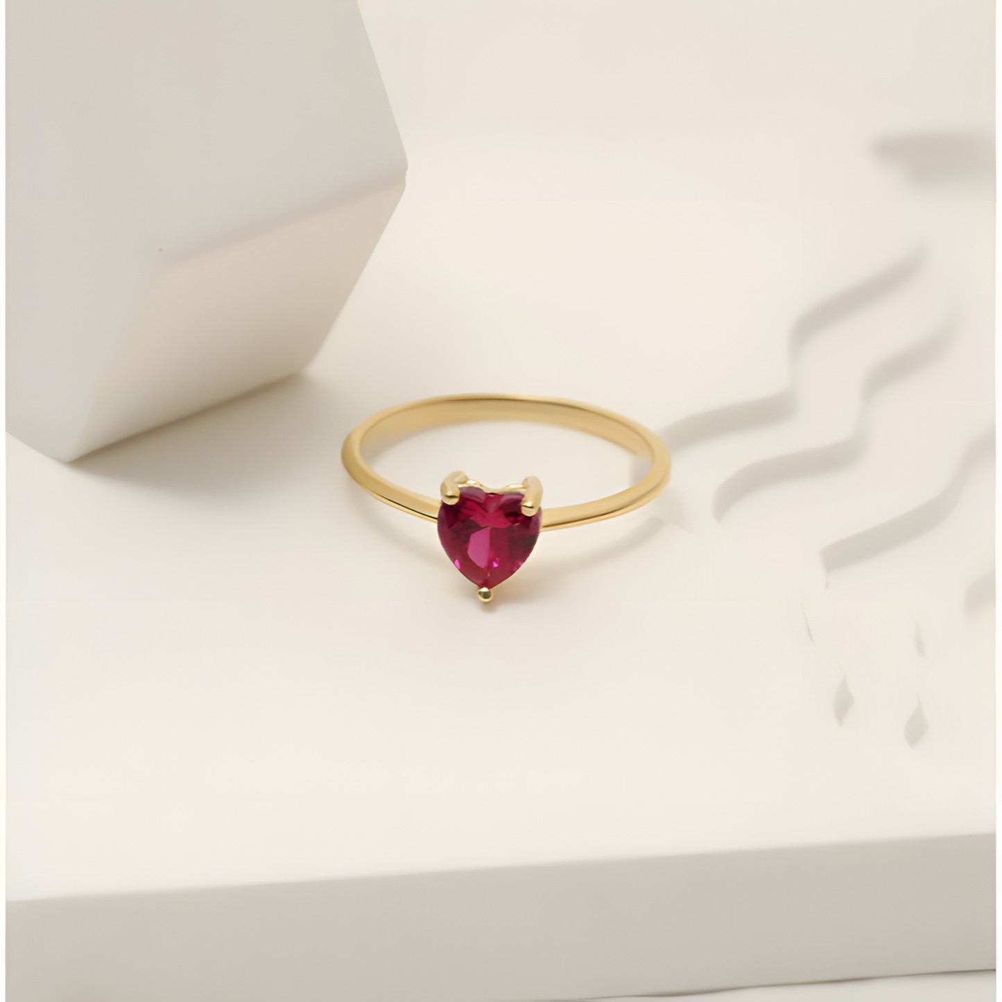 Heart Enchanting Golden RIng