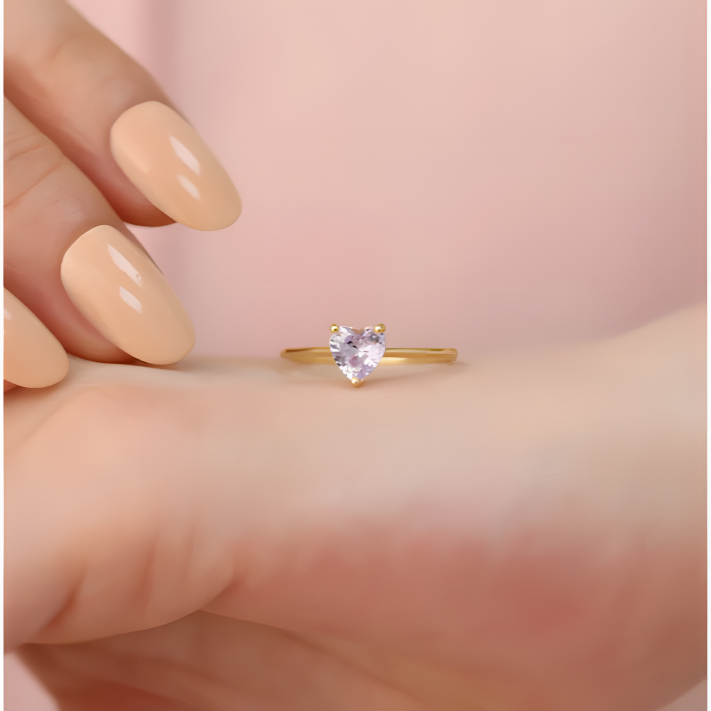 Heart Timeless Golden RIng