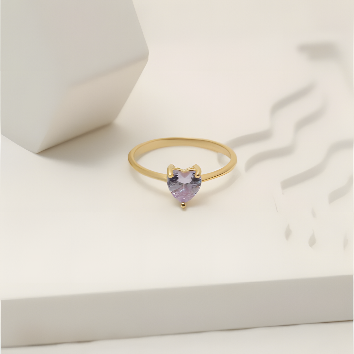 Heart Timeless Golden RIng