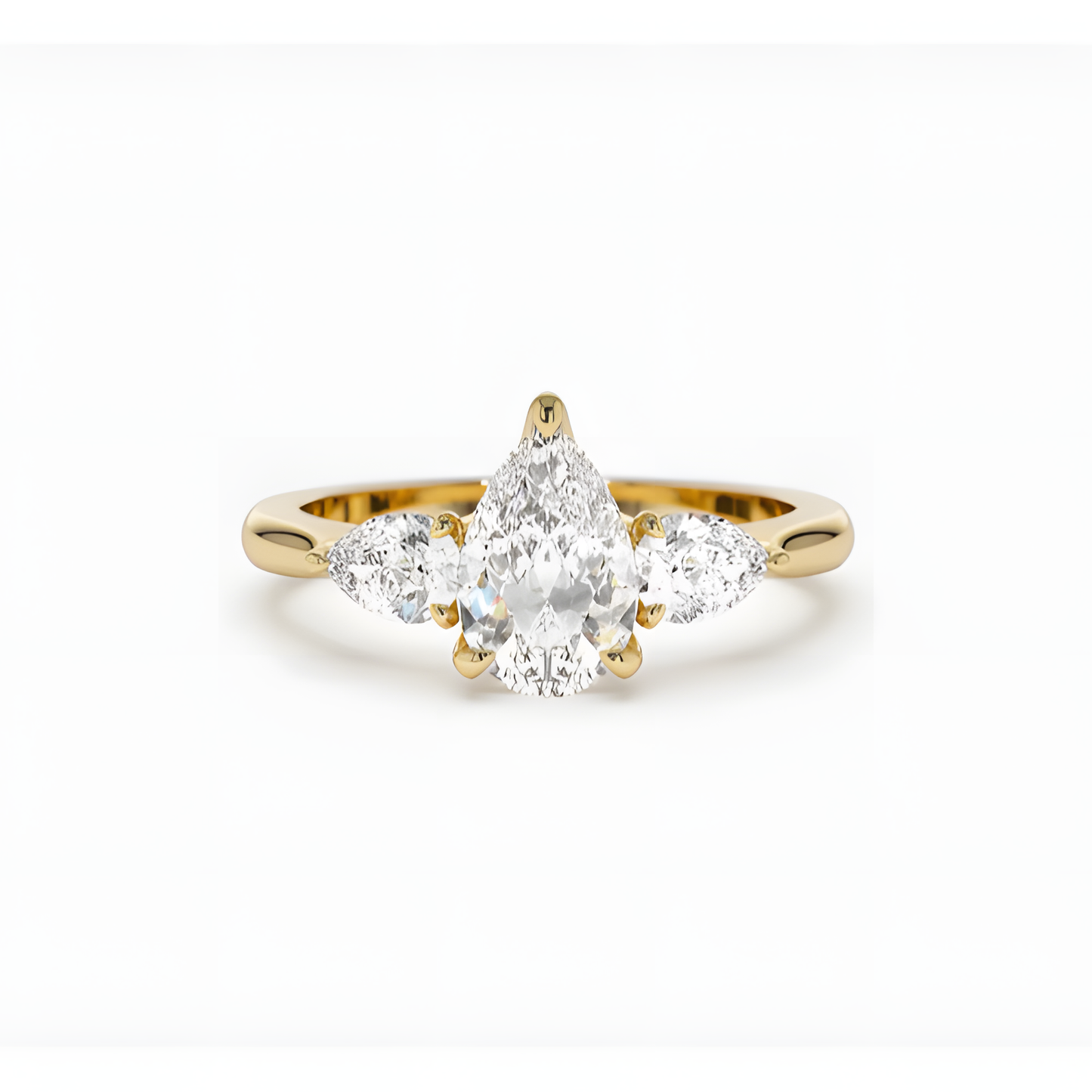 Pear Ethereal Golden Ring