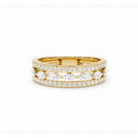 Enchanting Chic Golden Ring