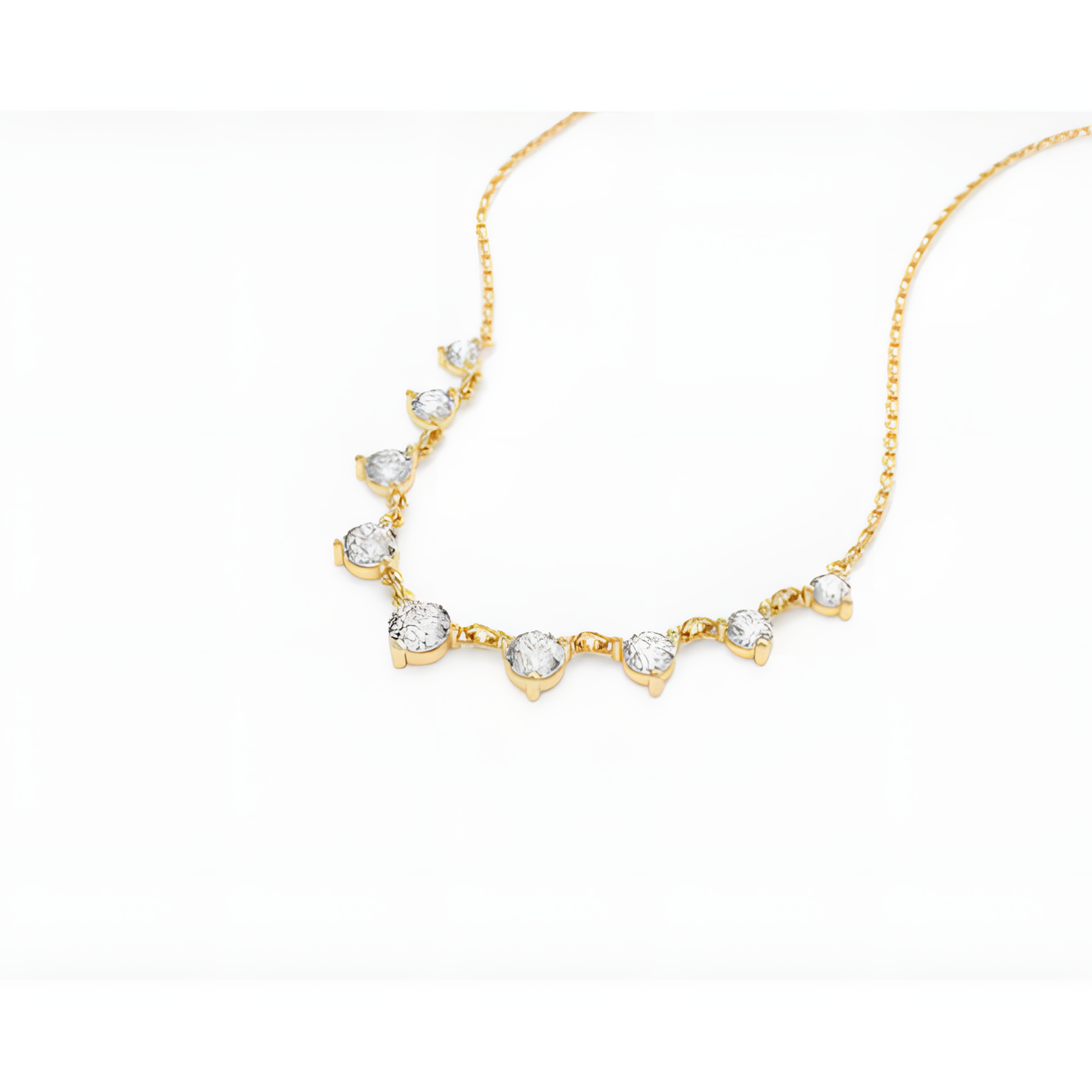Zircon Dainty Timeless Golden Necklace