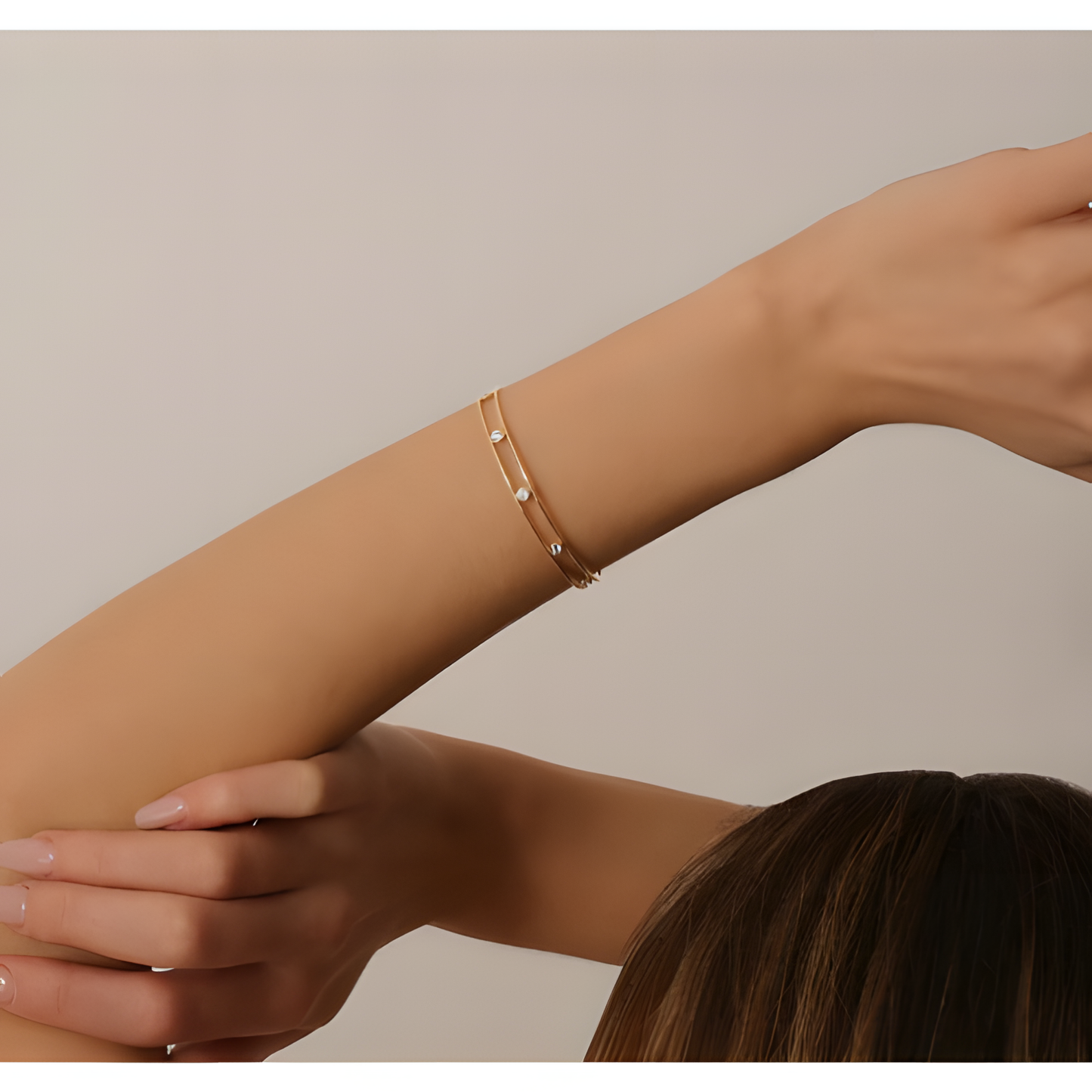 Sparkling Zircon Cuff Bracelet