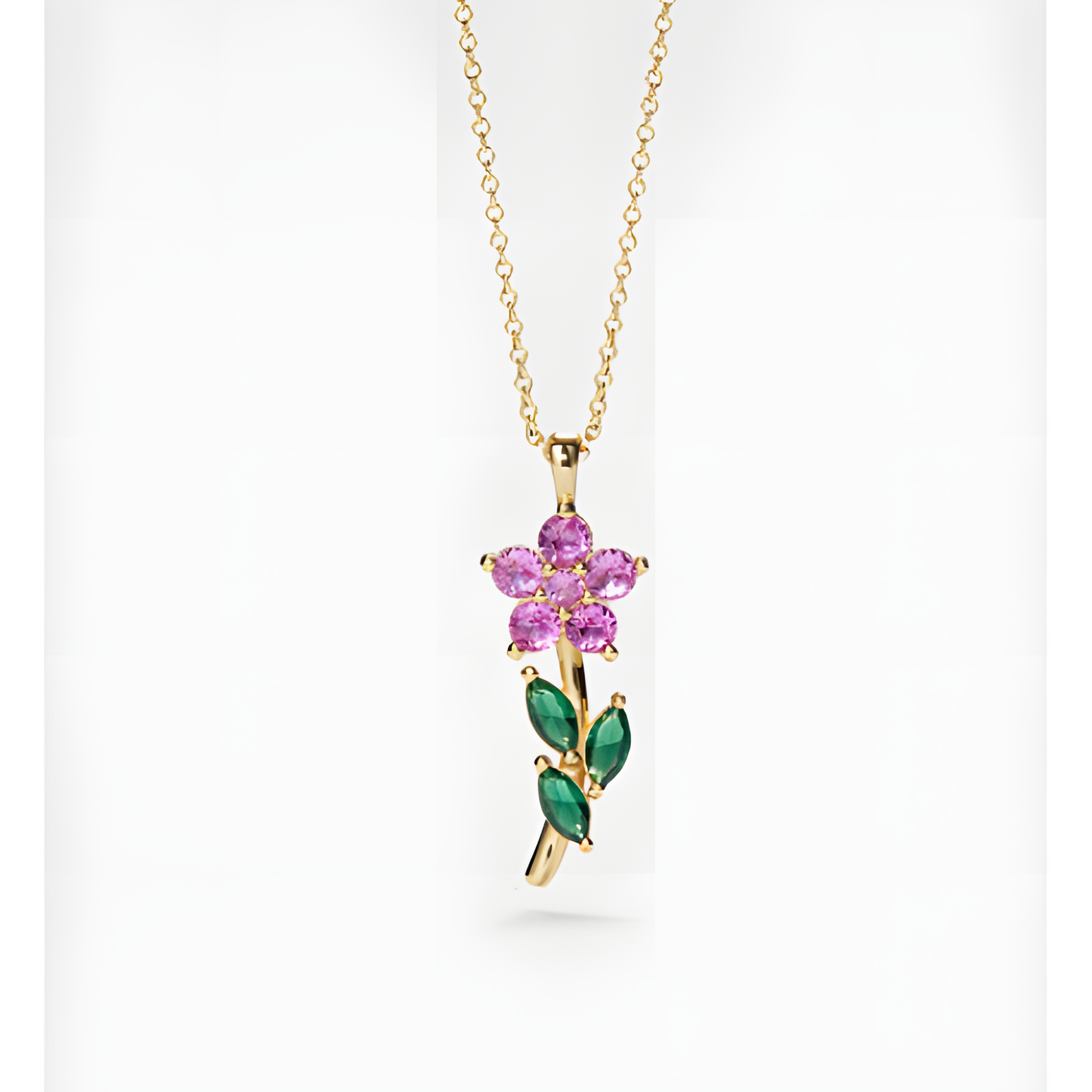 Floret Embrace Golden Necklace