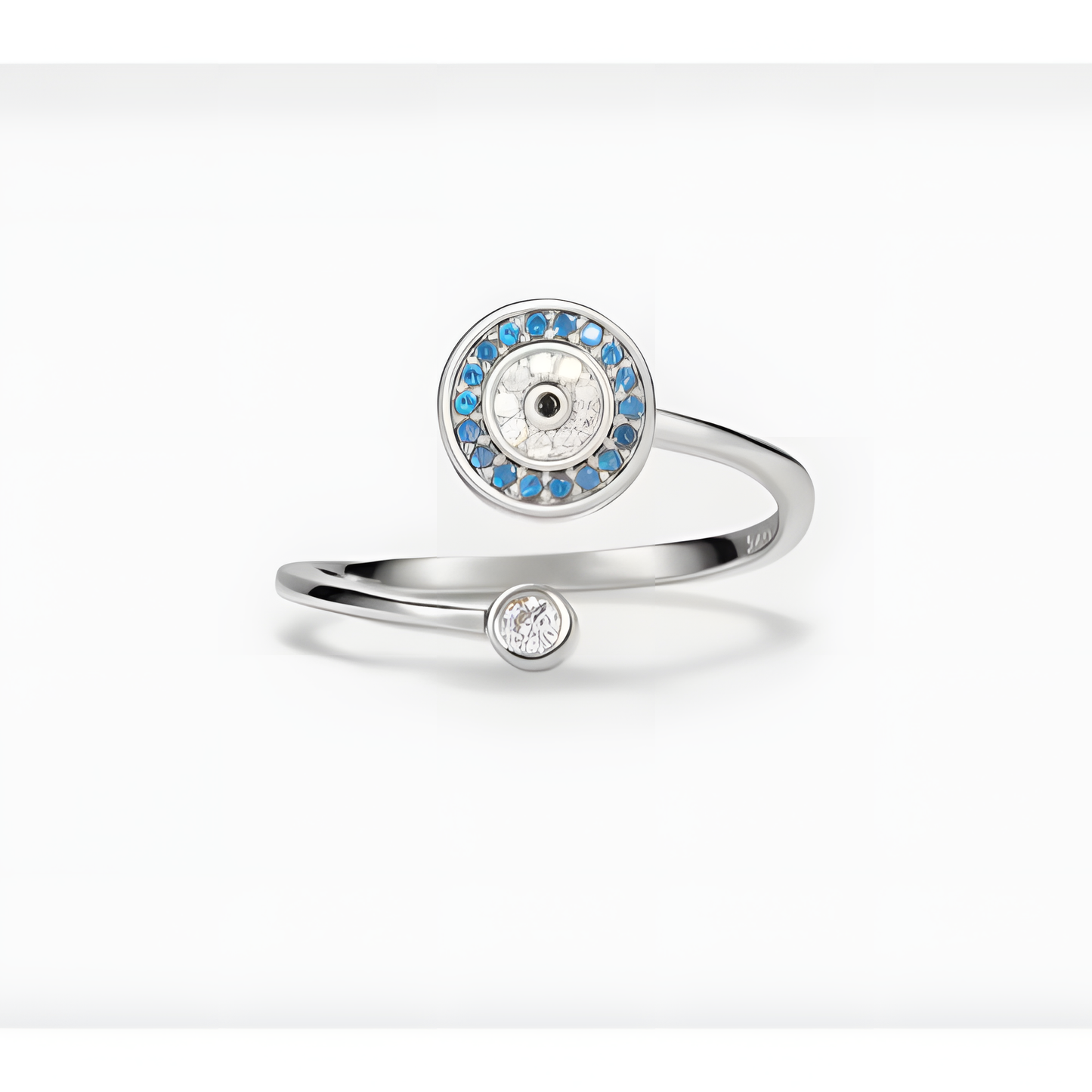 Guardian Zircon Evil Eye Silver Ring