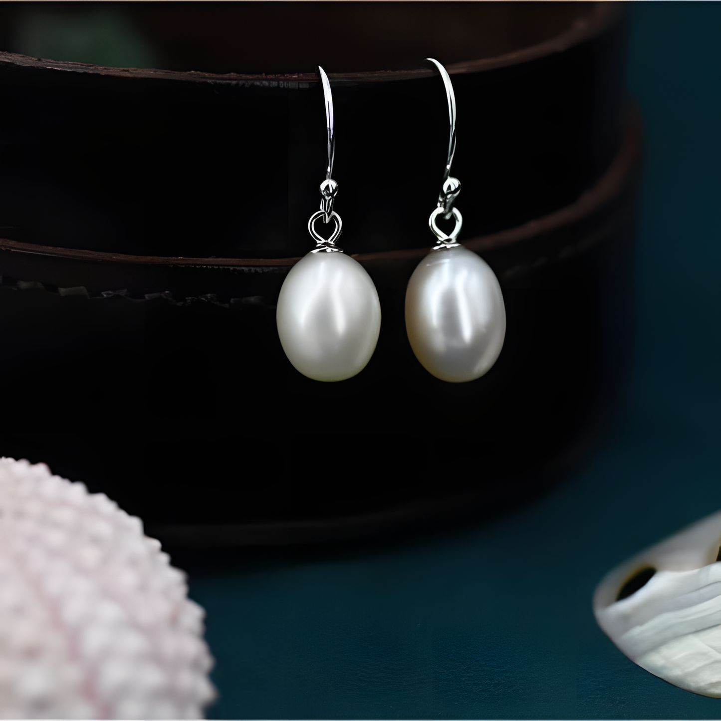 Timeless Elegance Pearl Drop Earrings