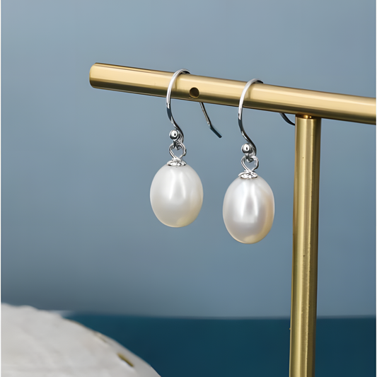 Timeless Elegance Pearl Drop Earrings