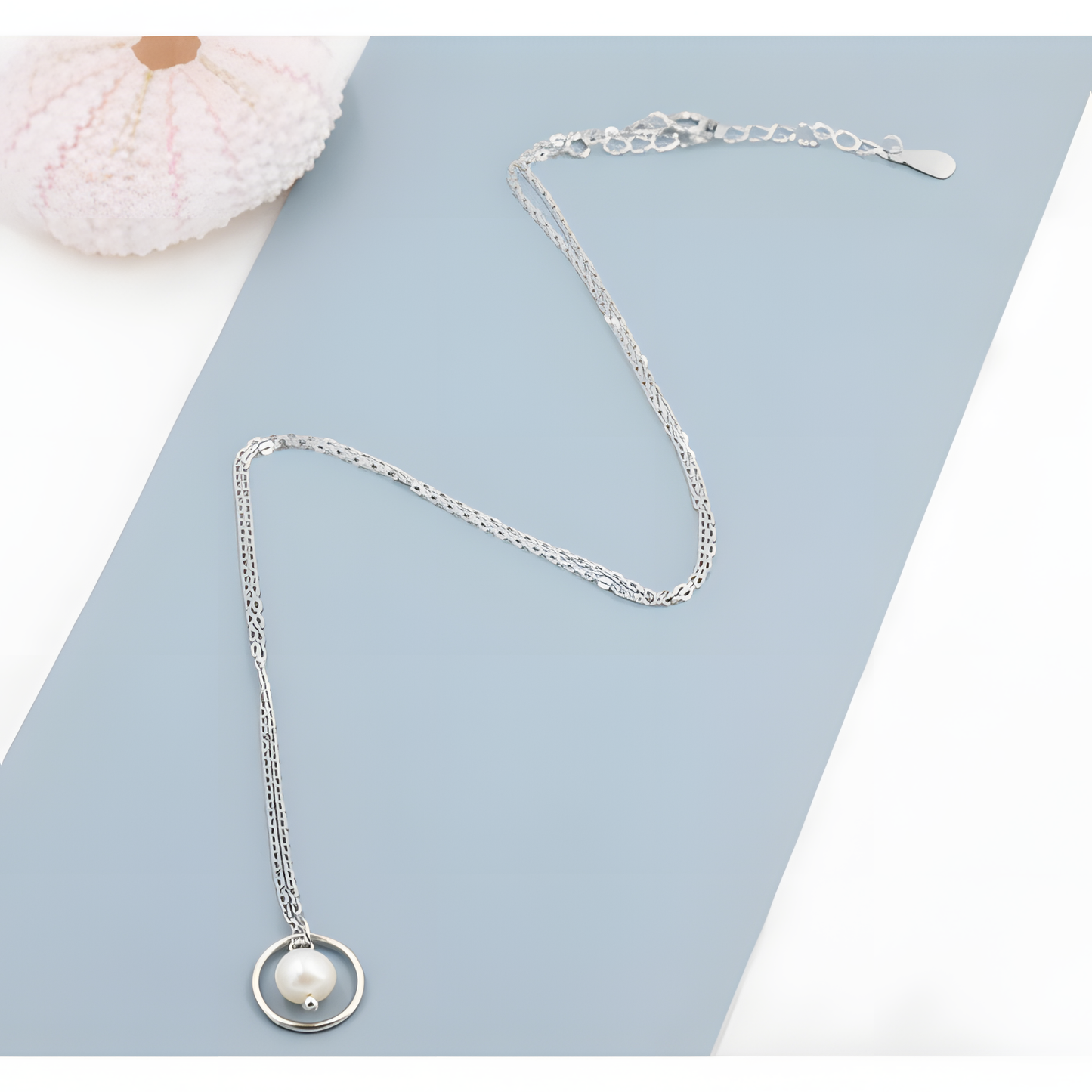 Pearl Way To Heart Necklace