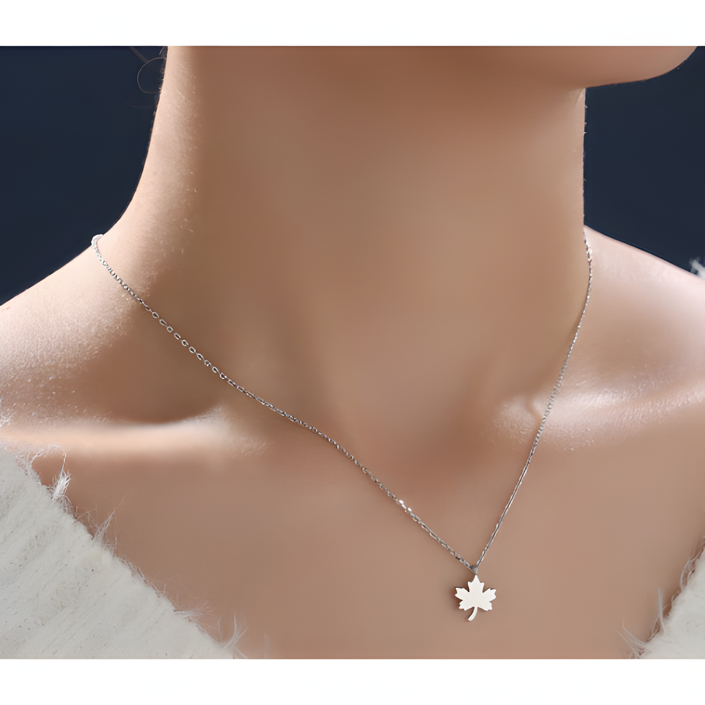 Maple Whisper Leaf Necklace