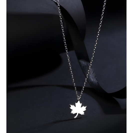 Maple Whisper Leaf Necklace