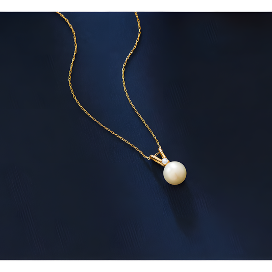 Pearl Radiance Zircon Necklace
