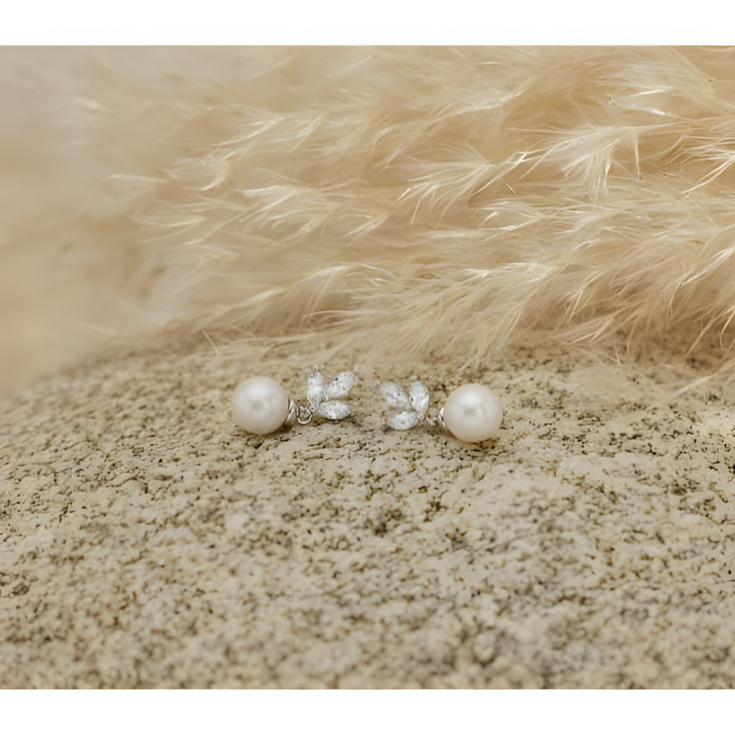 Magical Pearl Leaf Drop Earrings