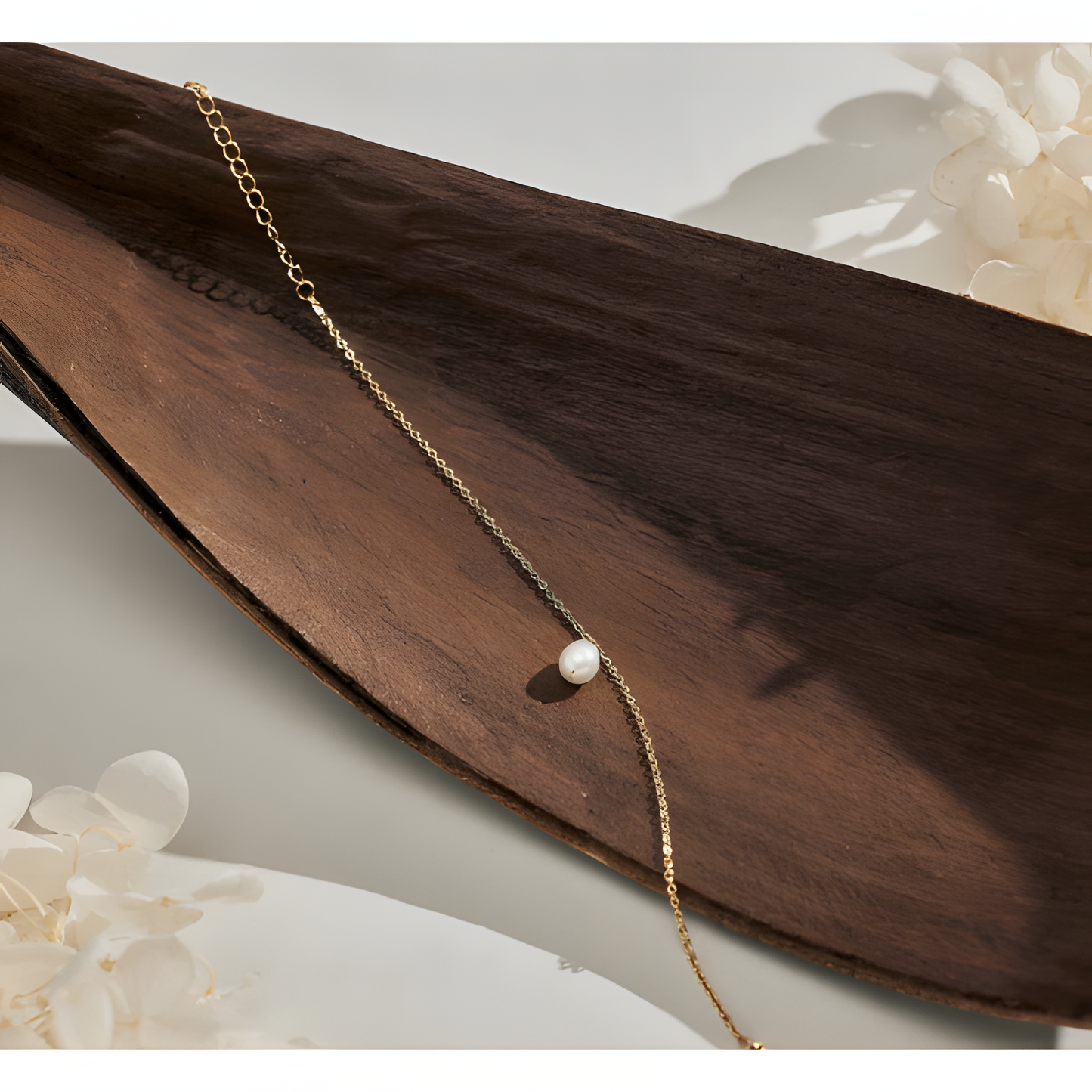 Elegant Pearl Silver Bracelet