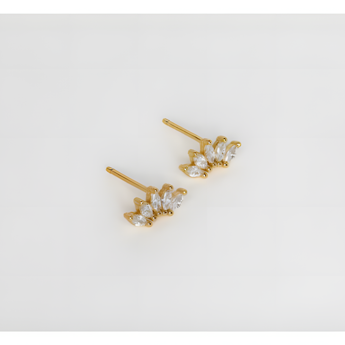 Radiant Charm Dainty Zircon Studs Earrings