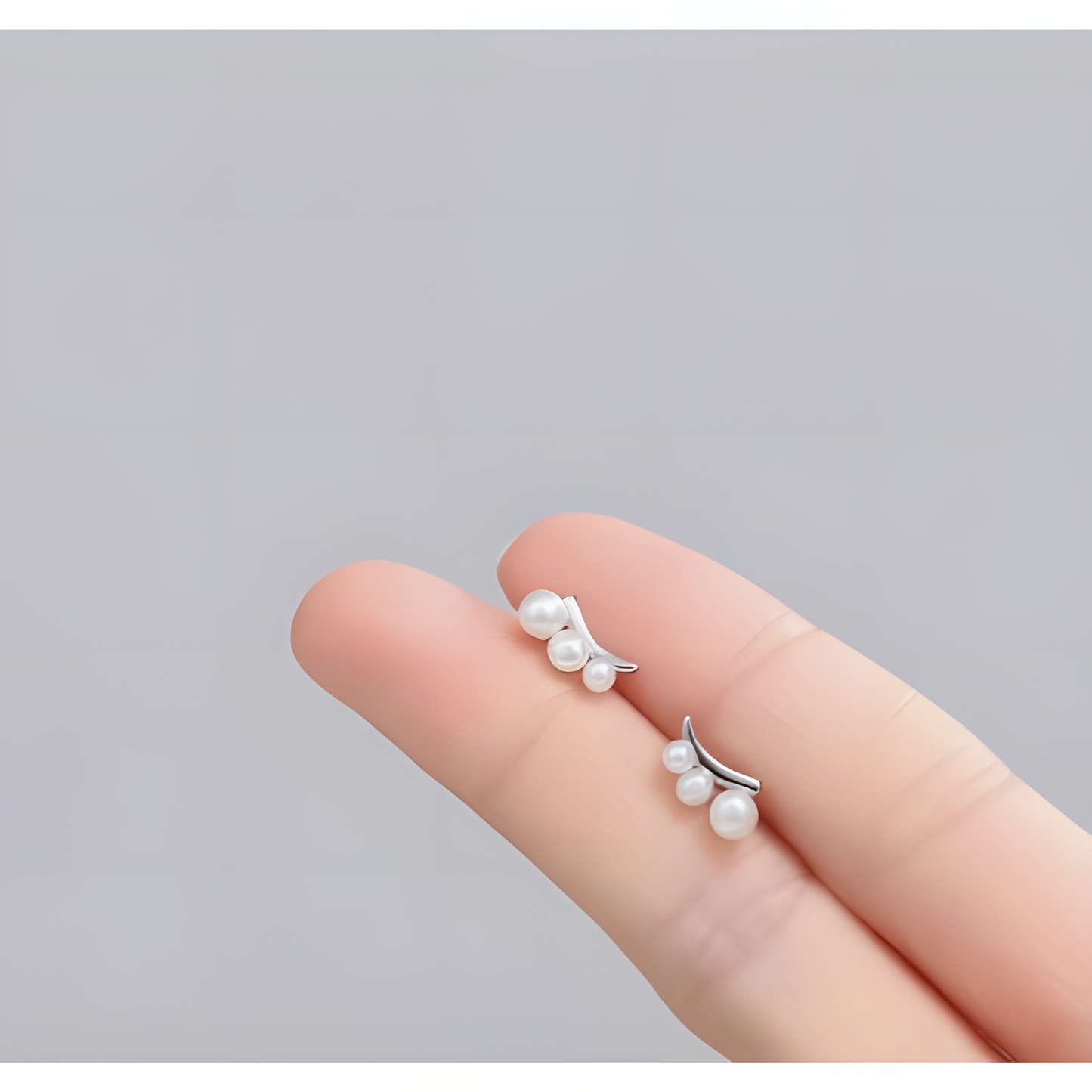 Luminous Grace Pearl Climber Earrings