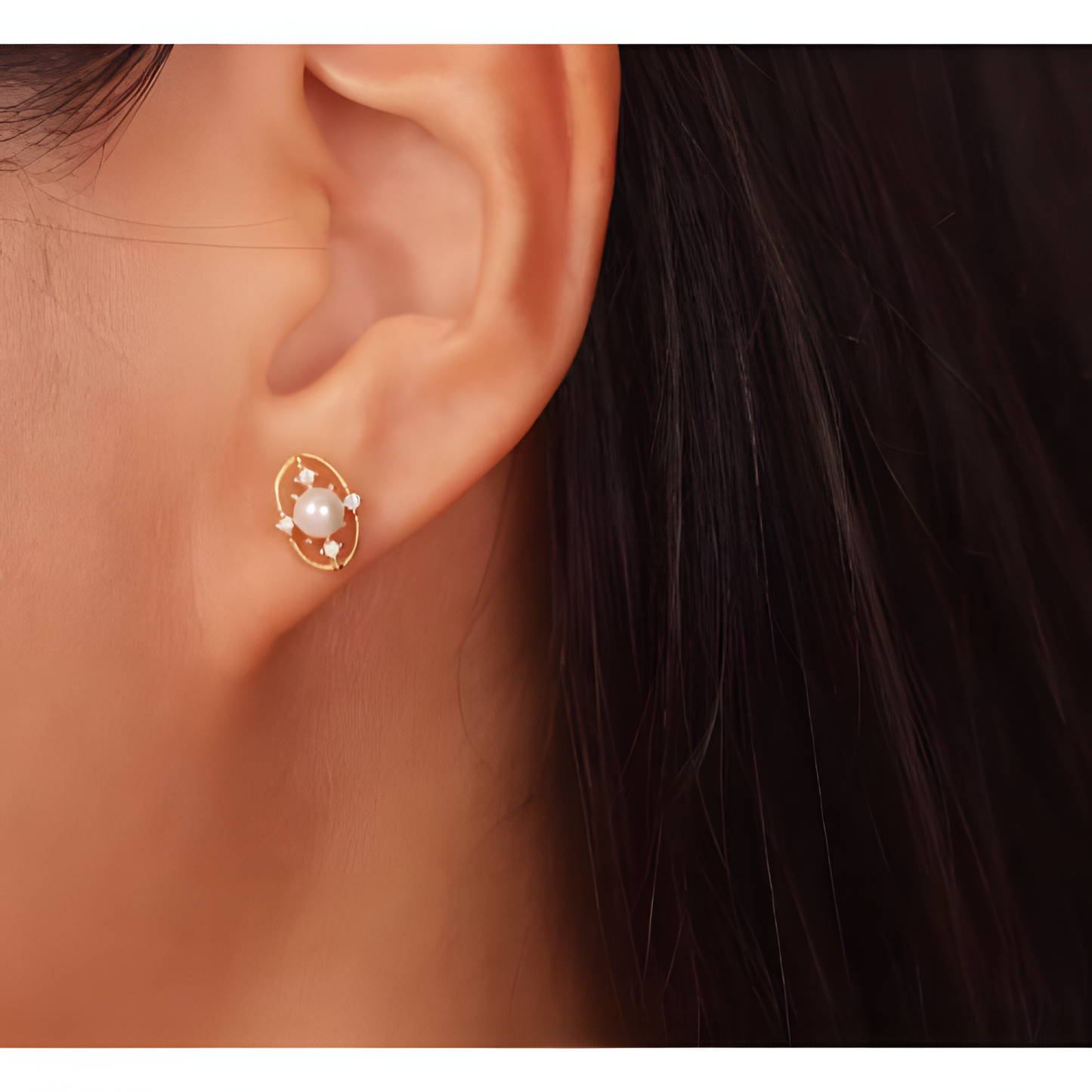 Starry Night Pearl Earrings