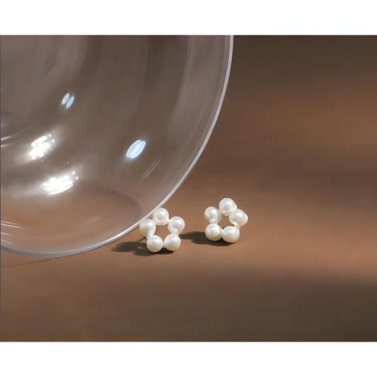 Blossom Pearl Floral Earrings