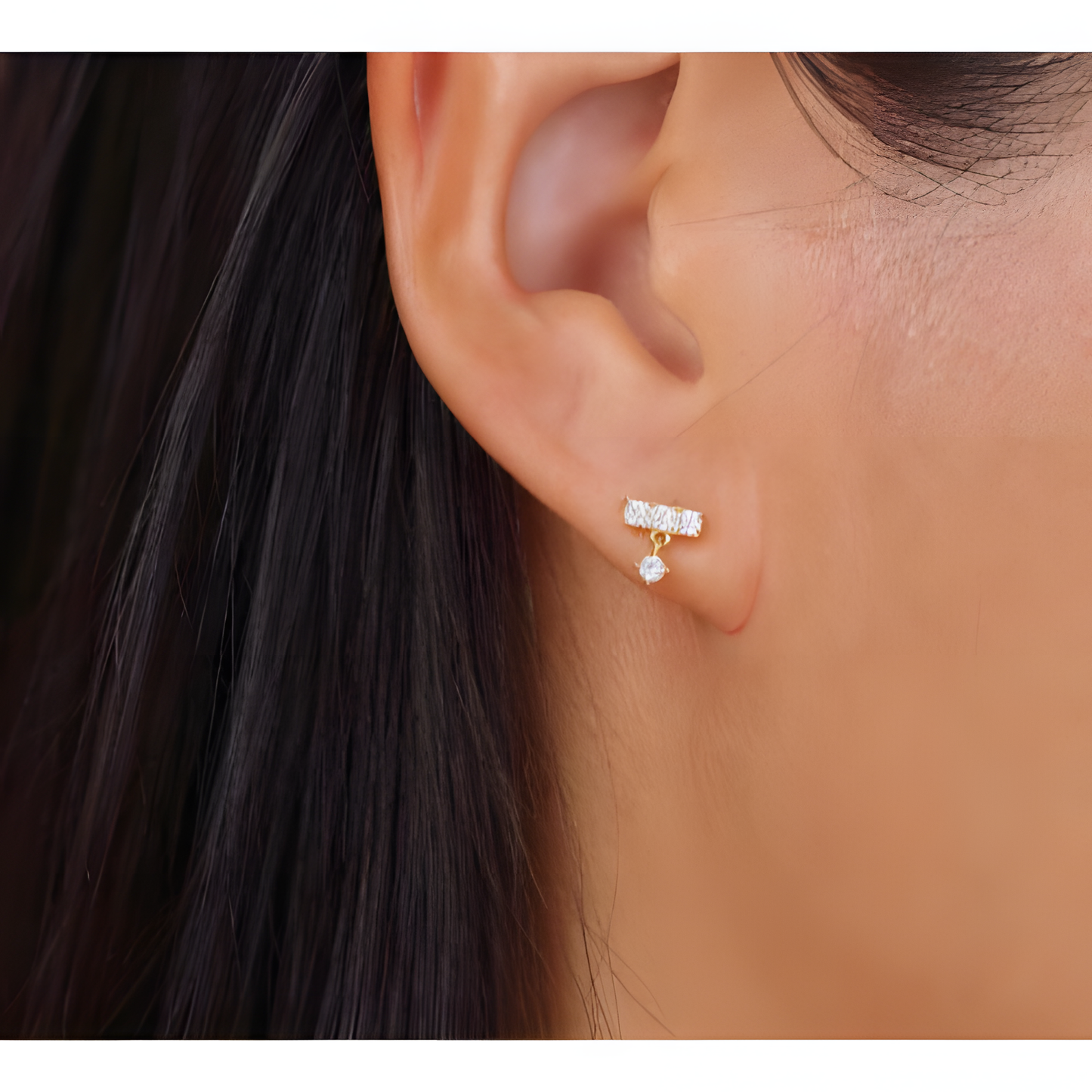 Joyful Sparkle Zircon Earrings