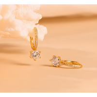 Timeless Elegance Zircon Hoops