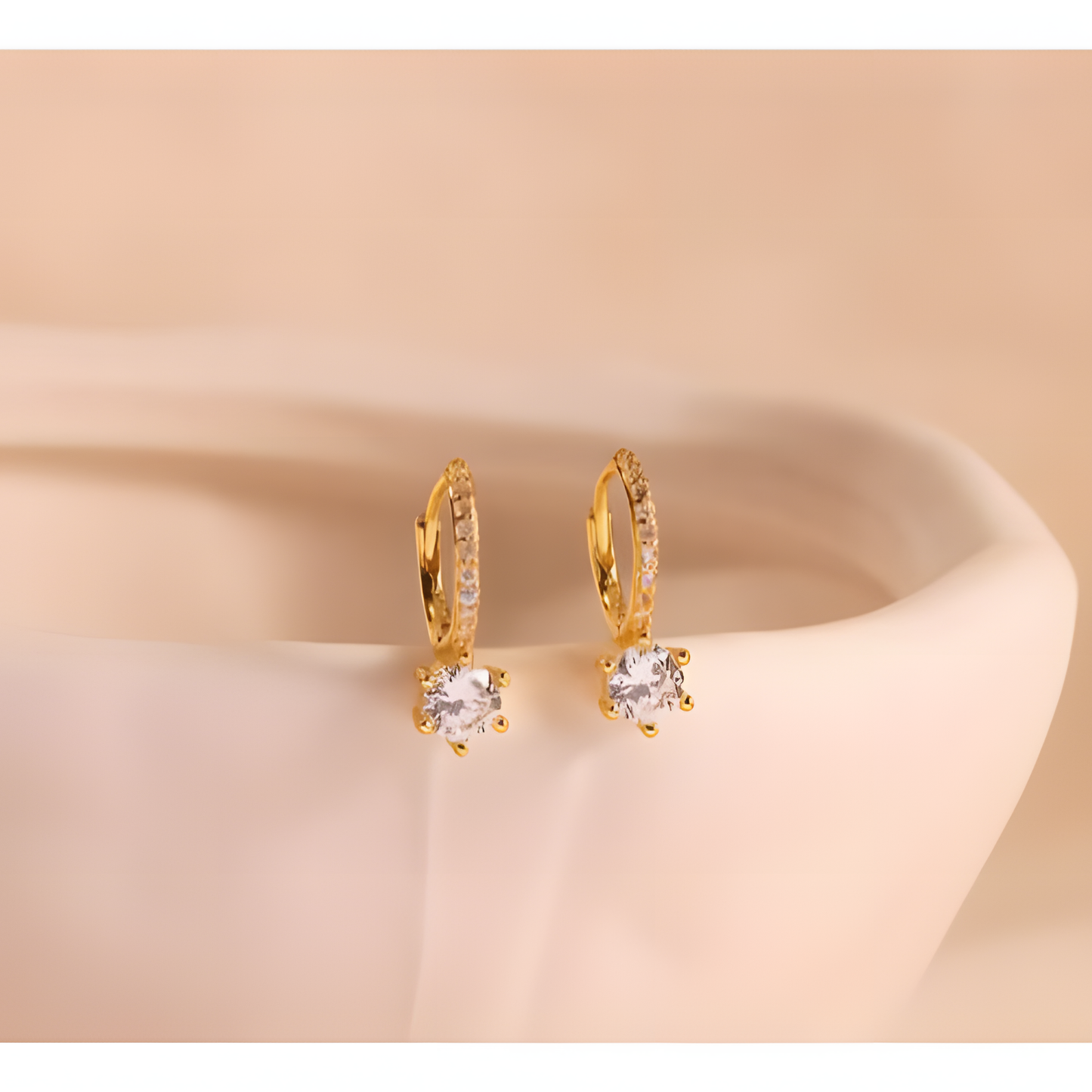 Timeless Elegance Zircon Hoops