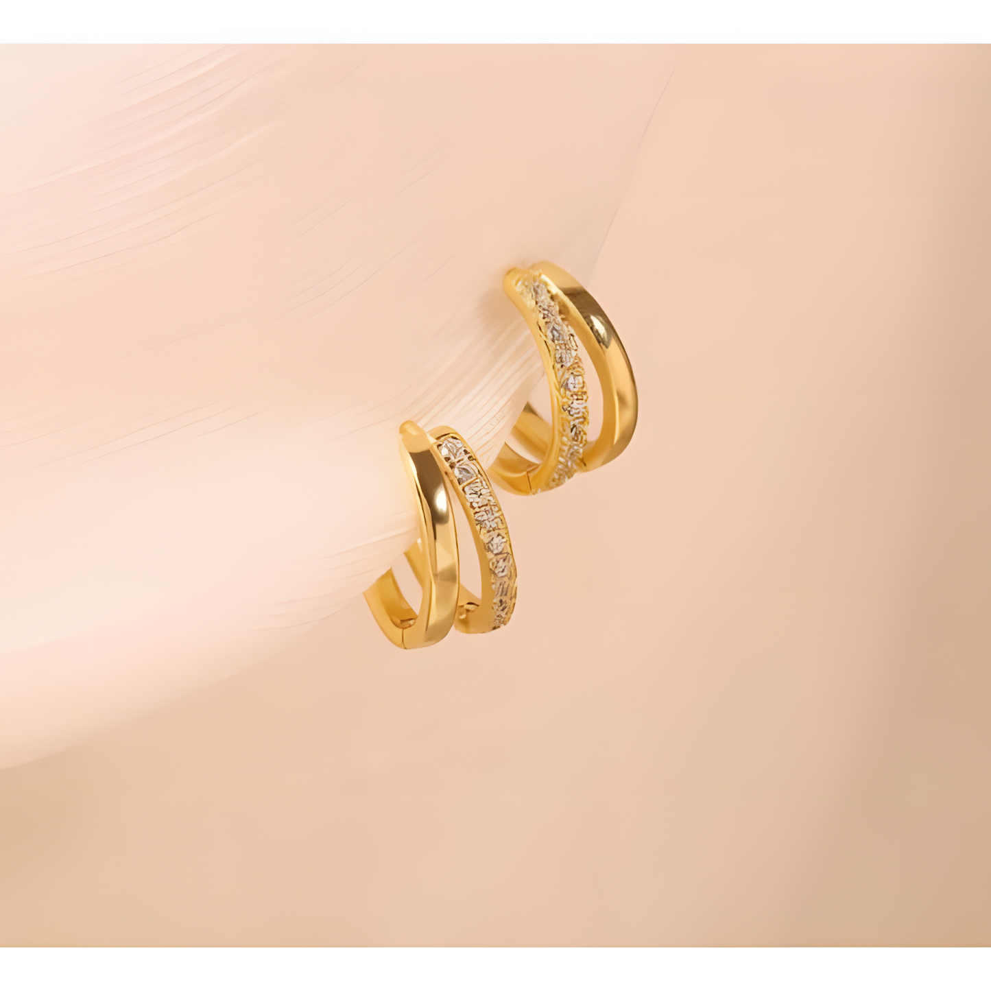 Dual-Layered Hoop Earrings