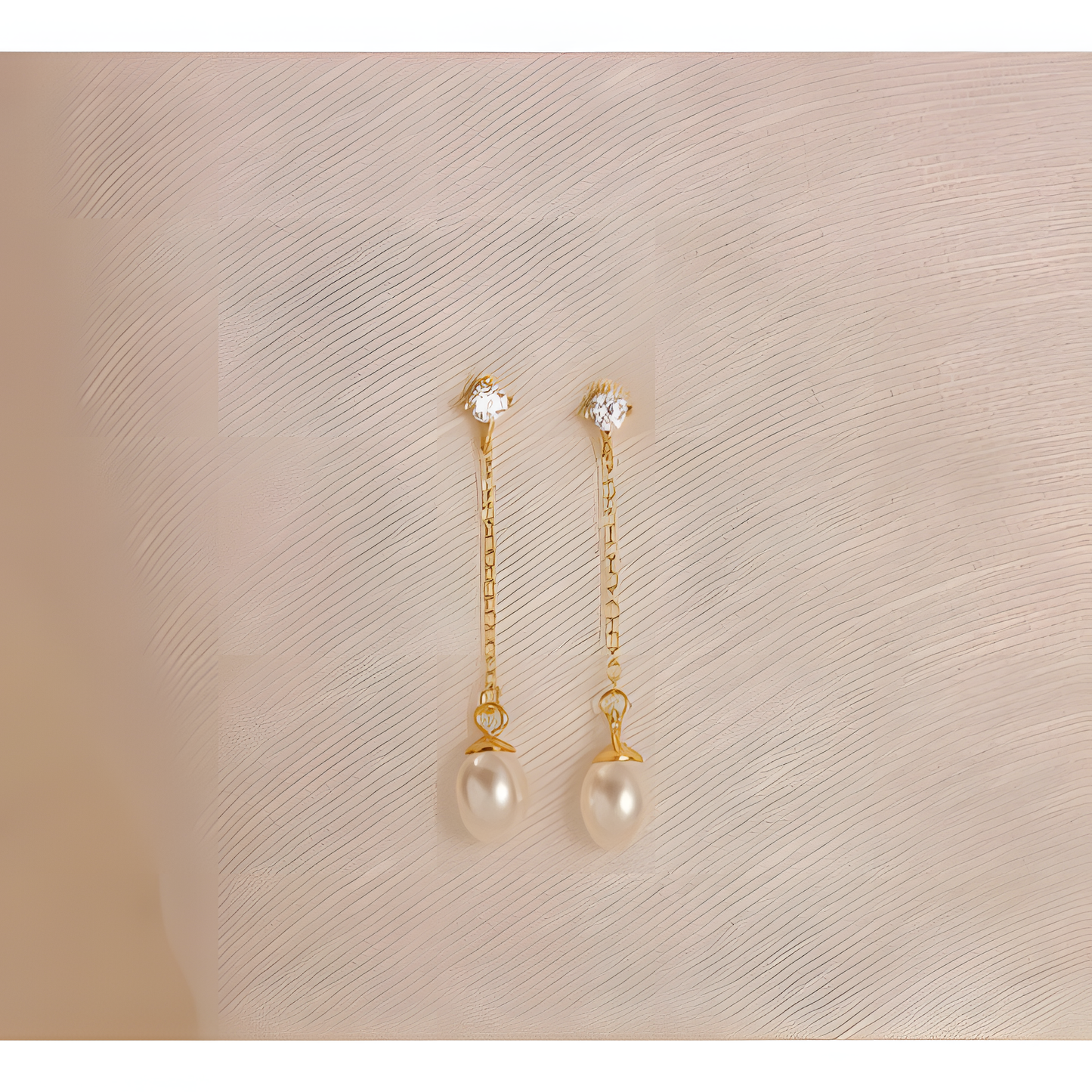 Chic Pearl Chain Earrings