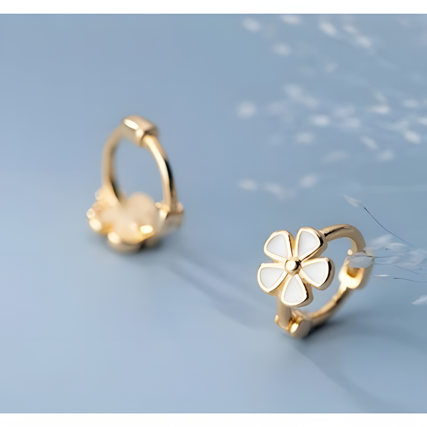 Blooming Hoop Earrings