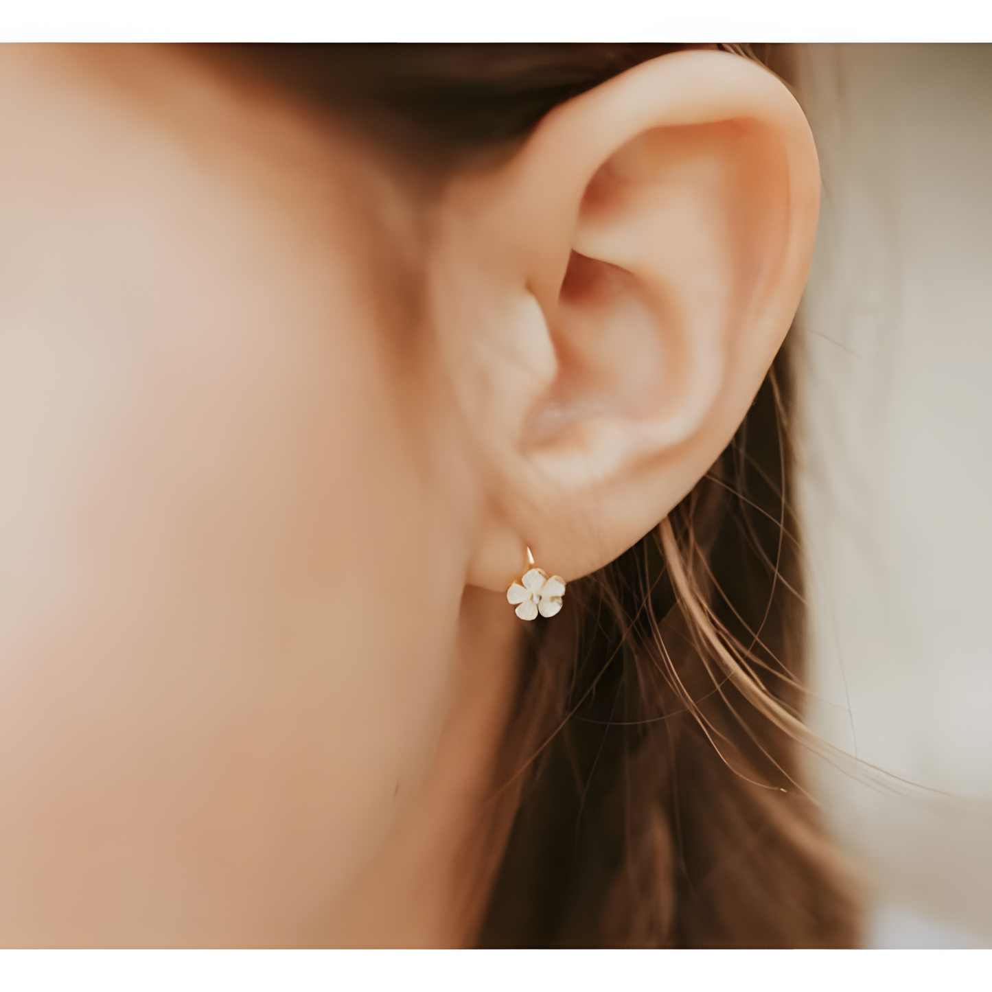 Blooming Hoop Earrings