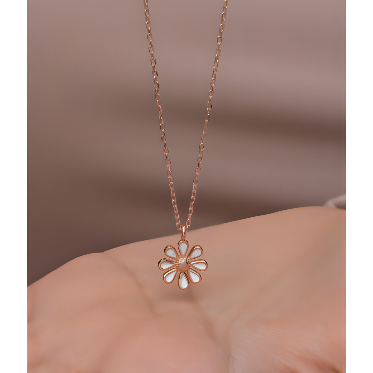 Radiant Sunflower Blossom Golden  Necklace
