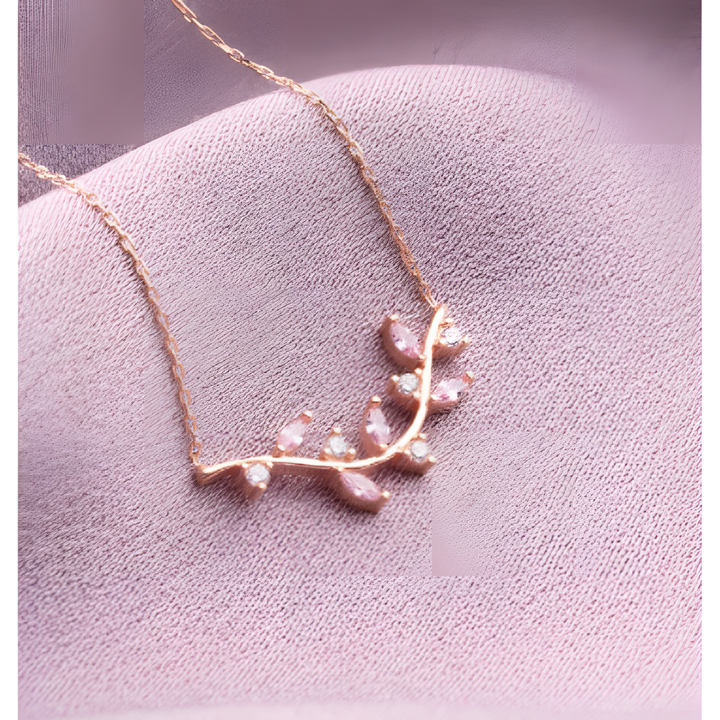 Nature's Grace Elegance Golden Necklace