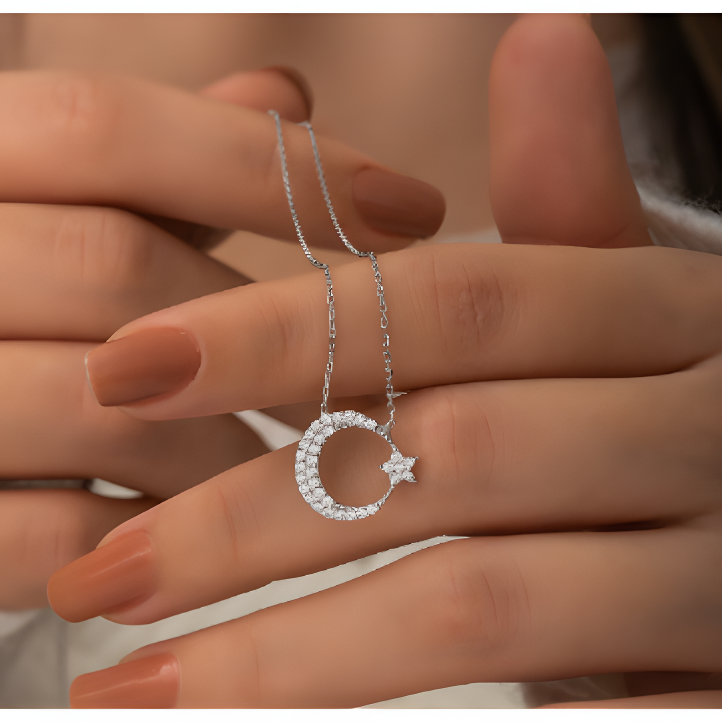 Celestial Constellation Silver Necklace