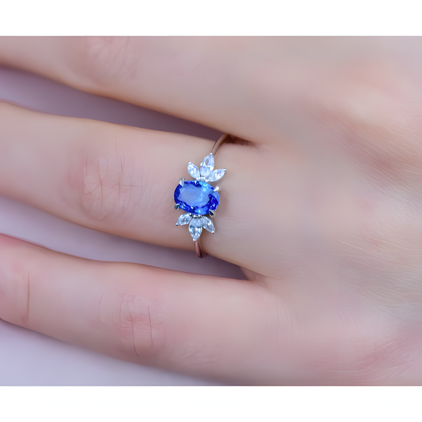 Ocean's Elegance Golden Ring