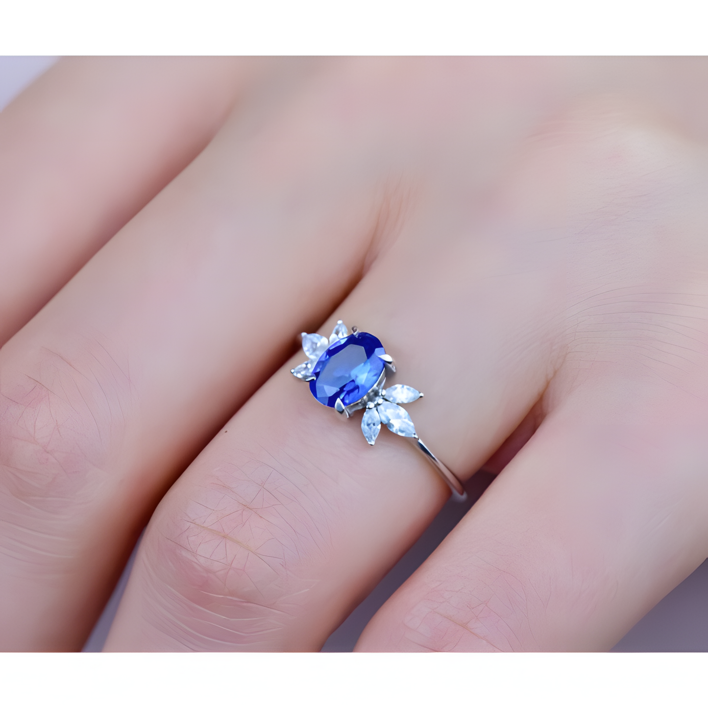 Ocean's Elegance Golden Ring