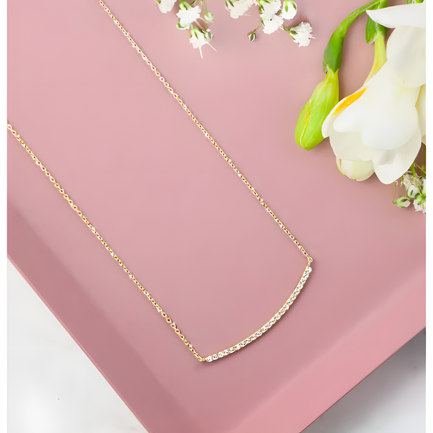 Wear Smile Golden Necklace