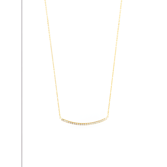 Wear Smile Golden Necklace