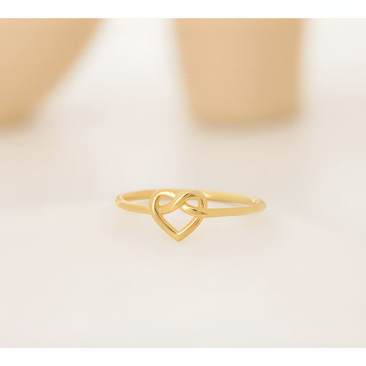 Love Bloom Knot Golden Ring