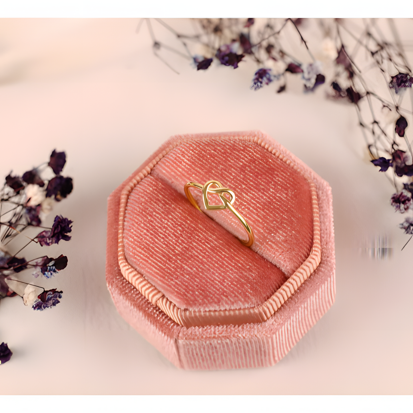 Love Bloom Knot Golden Ring
