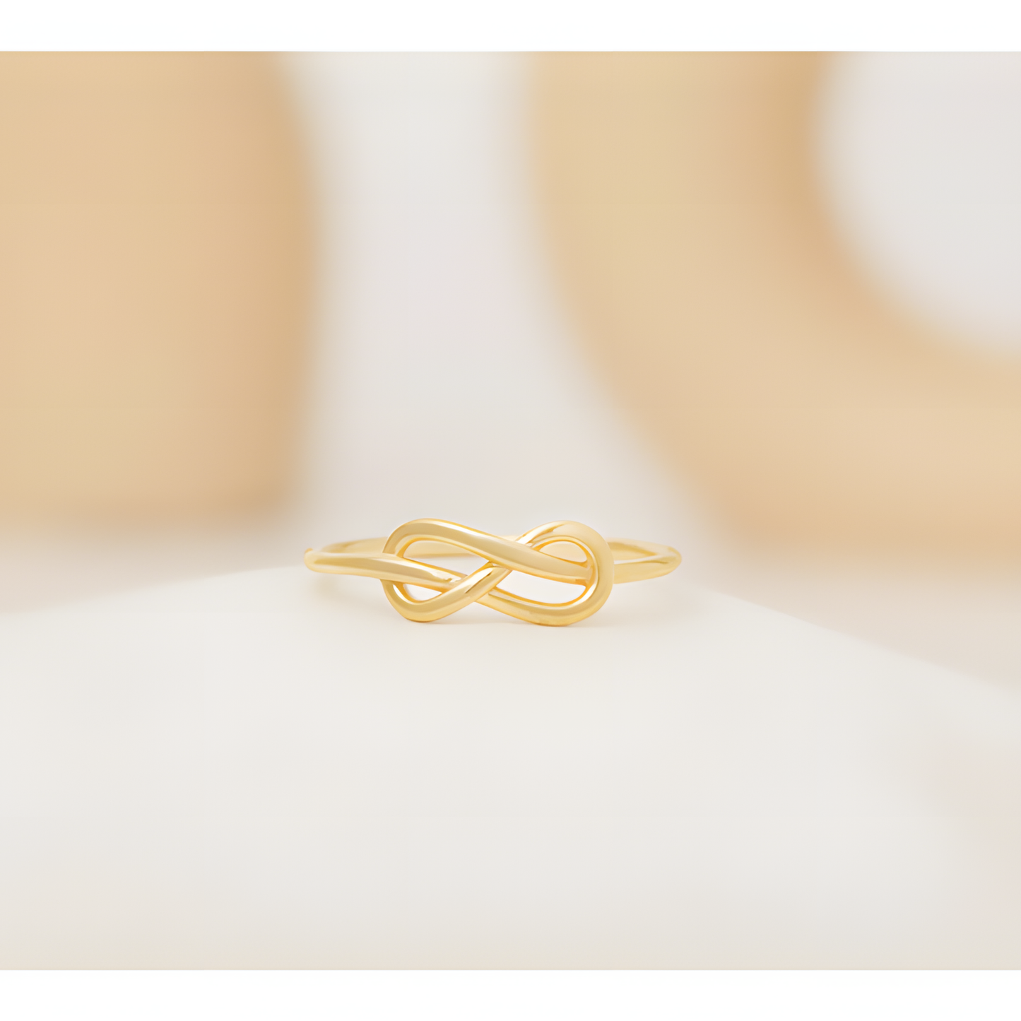 Knotting Love Golden Ring