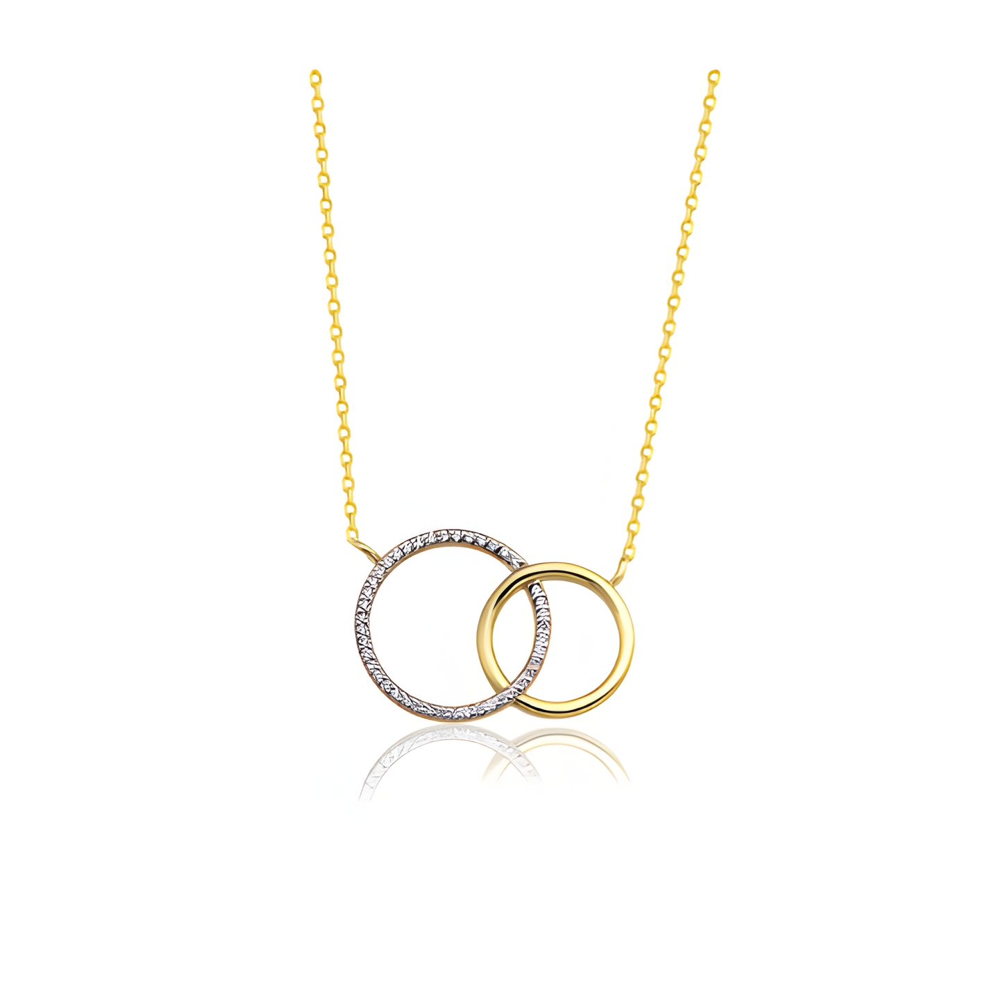 Eternal Connection of Life Golden Necklace