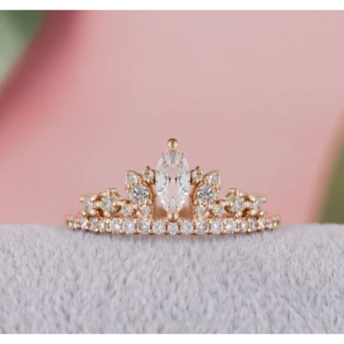 Majestic Crown Golden RIng