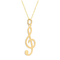 Harmony Musical Note Necklace